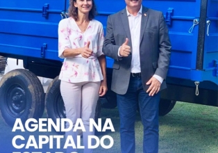 Prefeita de Iomerê compre agenda em Florianópolis 