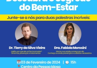 Médicos Doutor Tiérri da Silva Vieira e a Doutora Fabiola Morosini ministram palestra com diferentes temas no município