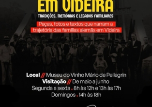 Exposição que conta história e cultura das famílias alemãs em Videira tem início neste mês de maio