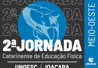 Jornada Catarinense de Educação Física será realizada na Unoesc Joaçaba nos dias 8 e 9 de agosto