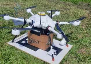 BRF utiliza drone para transporte de material genético em SC
