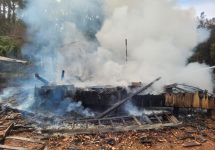 Incêndio destrói residência no interior município