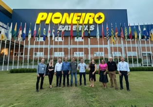Presidente e diretores da Celesc realizam visita à empresa Pioneiro 