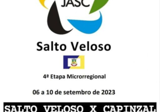 Fase Microrregional dos Jogos abertos de Santa Catarina começa hoje (6)