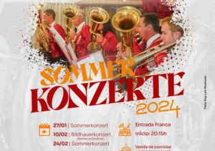 Banda dos Tiroleses faz neste sábado, concerto de encerramento da série do sommerkonzert 2024