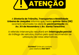Retomada de Pavimentação no Centro de Joaçaba vai interromper tráfego na Avenida XV de Novembro