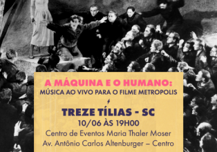 Município de Treze Tílias recebe turnê cultural amanhã(10).