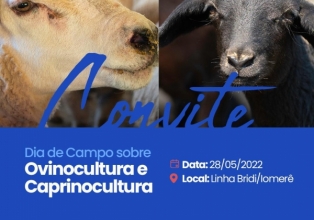 COOVICAP promove Dia de Campo sobre Ovinocultura e Caprinocultura em Iomerê