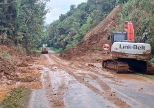 Chuvas causam estragos em estradas do interior do Município