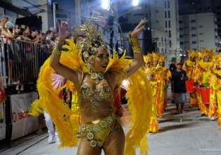 Segunda noite de Desfile das Escolas de Samba de Joaçaba