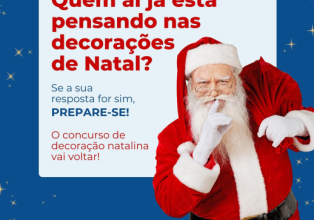Município promove concurso de Decoração Natalina.
