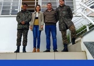 Iomerê recebe visita técnica do Serviço Militar de São Miguel do Oeste
