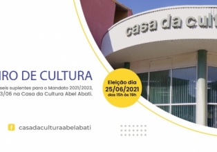 Estão abertas inscrições para eleição do Conselho Municipal de Política Cultural