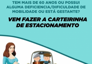 Prefeitura de Água Doce emite credencial para estacionamento prioritário