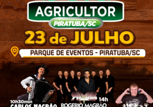 Piratuba oficializa atrações artísticas da 32ª Festa do Agricultor