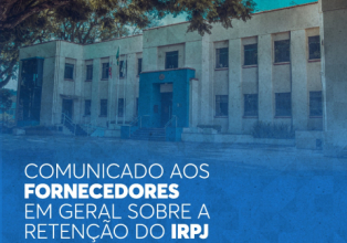 Município de Joaçaba informa fornecedores em geral sobre retenção do IRPJ