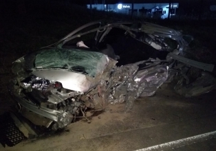 Duas pessoa perdem a vida em acidente de trânsito na SC355 em Videira