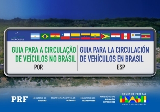 PRF inicia maior ação do ano em SC e lança cartilha com orientações de trânsito para condutores do Mercosul