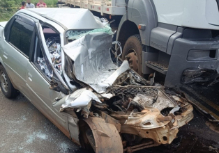 Polícia Militar Rodoviária atende acidente de trânsito com vítima fatal em Tangará