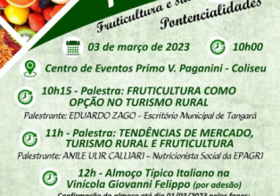Munícipio promove 1º Seminário sobre fruticultura