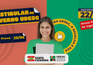 As inscrições para o Vestibular de Inverno 2023 da Universidade do Estado de Santa Catarina (Udesc) terminam na noite desta segunda-feira (22)