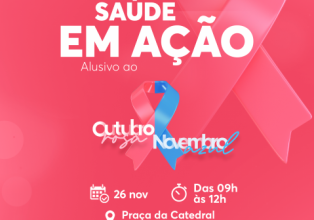 Secretaria de Saúde de Joaçaba promove evento alusivo ao Outubro Rosa e Novembro Azul no próximo sábado (26)