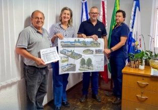 AMMOC entrega projeto de revitalização e melhorias da Praça Darci Luiz Padilha de Água Doce
