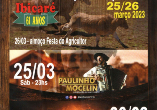 Ibicaré Rodeio Fest inicia amanhã no Centro de eventos em Gramado dos Leite.