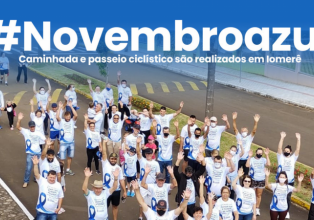 Iomerê realiza caminhada e passeio ciclístico alusivo à Campanha Novembro Azul