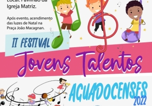 II Festival de Jovens Talentos acontece no próximo domingo