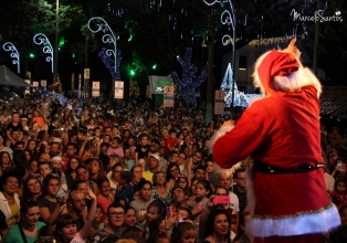 Natal Encantado 2022 é aberto em Joaçaba