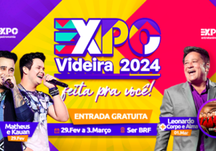 Com expectativa de mais de 140 mil visitantes, Expo Videira inicia na quinta-feira