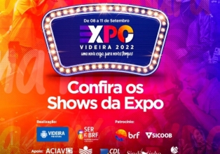 Expo Videira vai contar com grandes shows Nacionais