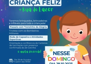 Água Doce promove neste domingo, evento para as crianças