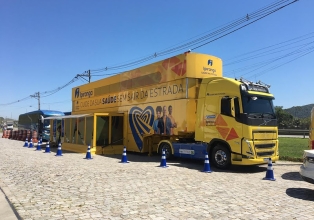 Saúde na Estrada da Ipiranga chega a Santa Catarina e percorre dez cidades