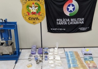 Polícia de Videira apreende drogas em segunda fase da Operação Cavalo de Tróia