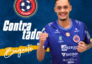 Ex-Guarany, ala Baguete é a nova contratação do Joaçaba Futsal