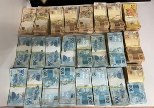 Mais de R$ 220 mil reais em dinheiro são apreendidos no centro de Concórdia