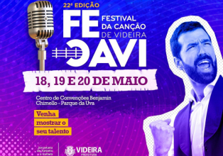 Abertas as inscrições para o tradicional Festival da Canção de Videira