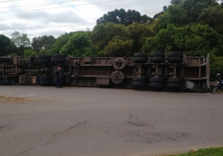 Acidente de trânsito registrado na manhã de hoje (03), em Videira