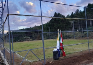 Inaugurado Campo de Futebol na Comunidade Salamoni em Macieira 