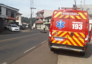 Acidente de trânsito deixa uma pessoa ferida em Tangará