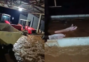 Mais um forte temporal causa destruição em Rio das Antas