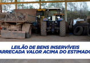 Leilão de bens inservíveis da prefeitura de Água Doce arrecada mais de R$ 300 mil reais
