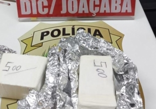 Traficante é preso com 1 kg de Cocaína em Joaçaba