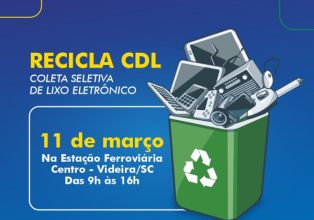 Recicla CDL vai recolher lixo eletrônico gratuitamente neste sábado (11)