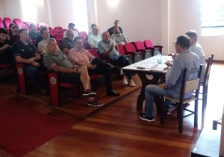 Associação Catarinense de Criadores de Suínos se reúne em Treze Tílias com o Secretário Estadual de Agricultura 