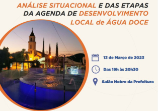 Água Doce apresenta o resultado do diagnóstico situacional do município
