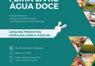 Epagri e prefeitura de Água Doce realizam mais uma edição da Feira Livre