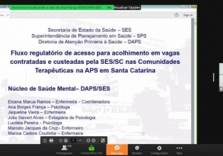 CAPS de Água Doce participa de discussões sobre acolhimento e atendimento terapêutico
